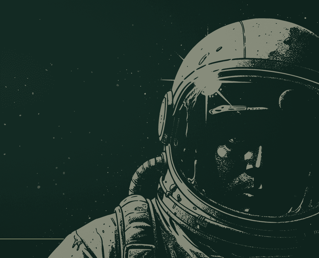 Astronaut artwork for Something Lurking, a VR exploration experience