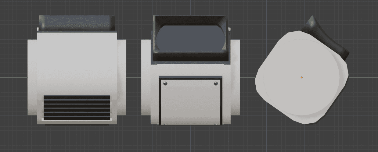 3D model of the wrist-mounted control device